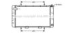 PRASCO AU2065 Radiator, engine cooling